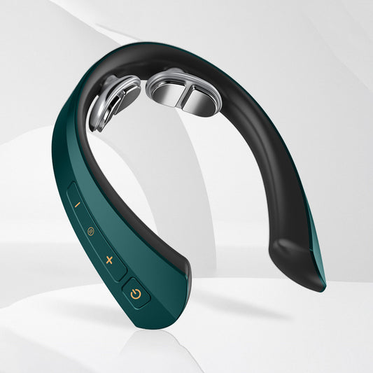 Cervical Massager Shoulder Smart Remote Control Dual-Pulse Electric Super Light Neck Massage Relief Relax Voice Prompt