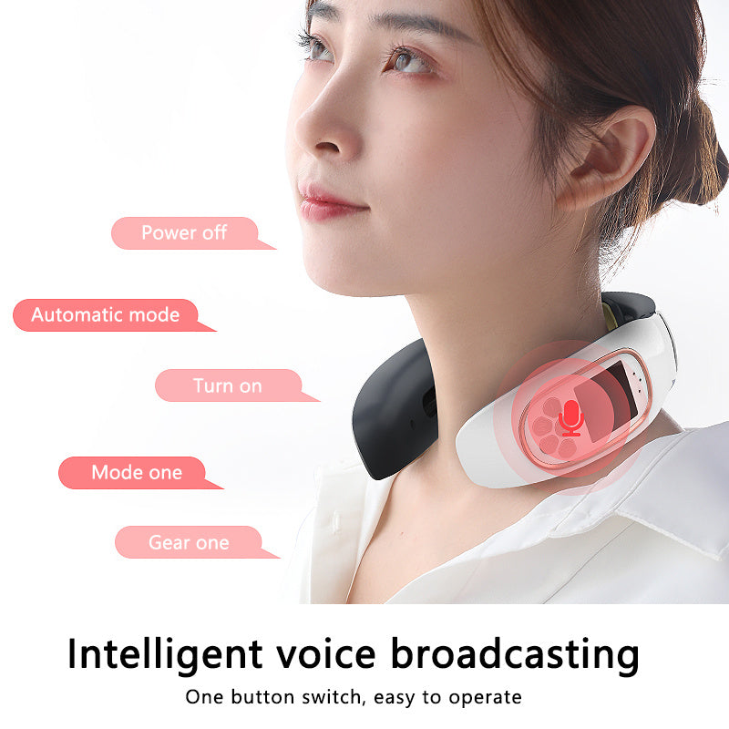 Factory Wholesale Cervical Spine Massage Instrument Household Electric Electromagnetic Motor Pulse Neck Physiotherapy Instrument Shoulder And Neck Massager