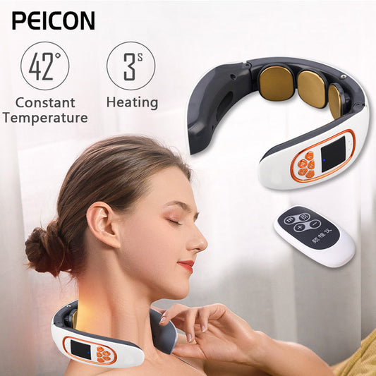 Factory Wholesale Cervical Spine Massage Instrument Household Electric Electromagnetic Motor Pulse Neck Physiotherapy Instrument Shoulder And Neck Massager