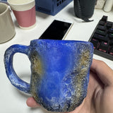 400ml Resin Mineral Crystal Coffee Mugs With Handles Elegant Fake Mineral Crystal Cup For Workplace Home Decor Christmas Gift Kitchen Gadgets