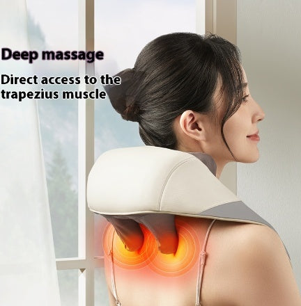 Free Hands Rubbing Clip Massage Shoulder And Neck Waist Back Electric Massager