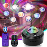 Plug-In Northern Lights Moon Galaxy Projector Astronaut Starry Sky Atmosphere Projection Lamp