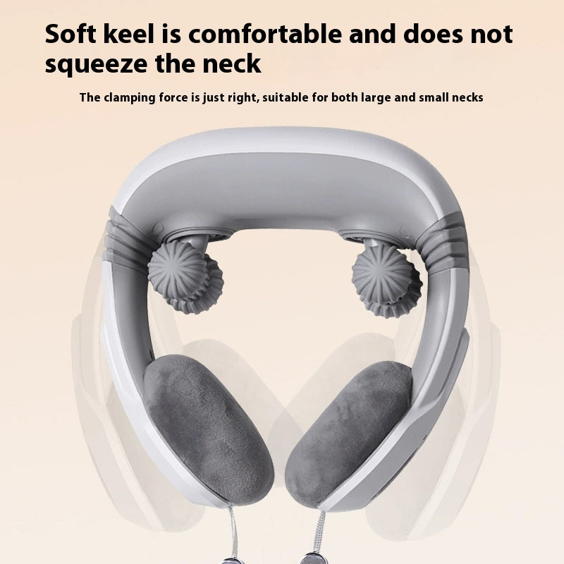 U-shaped Cervical Spine Massage Pillow Household Electric Neck Massager
